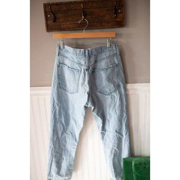 AGOLDE Riley High Rise Straight Crop Denim Jeans 30 - Picture 5 of 5